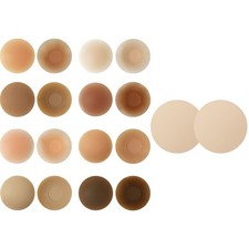 1Pairs Womens Invisible Silicone Ultra-thin Adhesive-free Double Nipple Covers