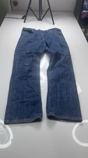 Vintage Lee 203 3143 Jeans Mens 38x32 Blue Denim Straight Leg Made In USA