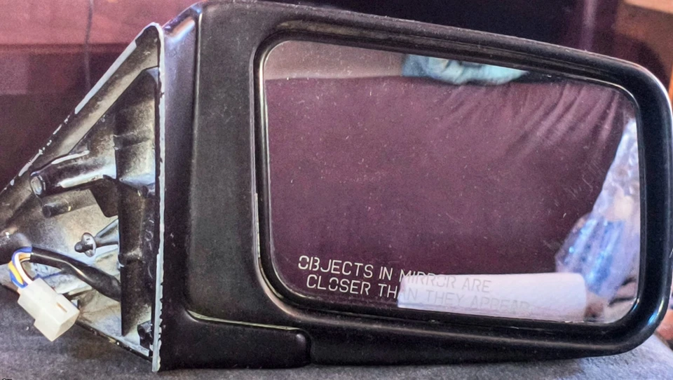 Espejo retrovisor lateral para pasajero Subaru GL, RX, GL10 1986 a 1994 Foto 2 de 4