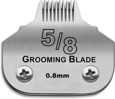 Pet Dog Grooming Stainless Steel Blades for Andis Oster A5 Wahl KM10, Size-5/8