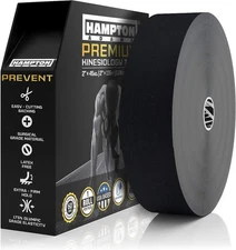 Hampton Adams Premium Kinesiology Tape 2" x 135ft Uncut Waterproof Beige NEW