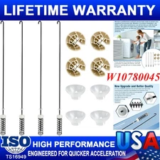 For Amana Washer NTW4705EW0 NTW4516FW3 Washer Suspension Rods Kit-4Pcs W10780045