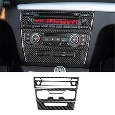 Center Control Console Type C Cover Trim Carbon Fiber For BMW 1 Series E82/E88
