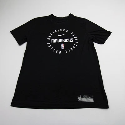 Dallas Mavericks Nike NBA Authentics Short Sleeve Shirt Men's Black Used - Image 1 of 3