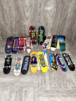 Tech Deck Lot: 21 Boards, 3 Ramps, Parts and Tools, Revive, Flip, Baker, Real
