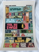THE LOUD HOUSE - 13"x19" Original Movie TV Poster SDCC 2025 MINT Season 3 RARE