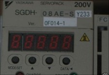 1Pc Used Yaskawa Servo Drive SGDH-08AE-SY233 vc