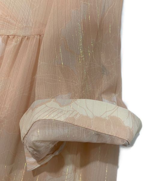 Ameri                    Bee print sheer dress pi… - image 3