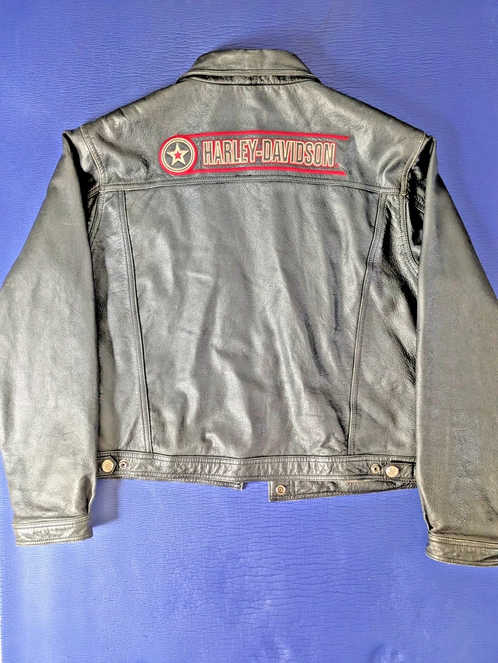 Harley-Davidson Women's Leather Jacket Black Size XL Great Condition - Image 2 of 4