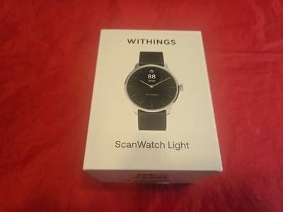 Withings HWA11-model 5-All-Int ScanWatch Light Black 37 mm 5ATM