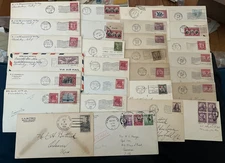 NICE LOT x28 FDC 1920s-30s NO CACHETS GOOD STAMPS !! FIRST DAY COVERS COLLECTION