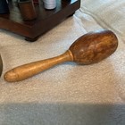 Antique Arts & Crafts Sewing Caddy Spool Holder Pin Cushion, hoop, darner, — photo 9