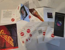 Lot  1991 Vtg World Of Coca-Cola Atlanta Memorabilia Tickets Pamphlets Stickers