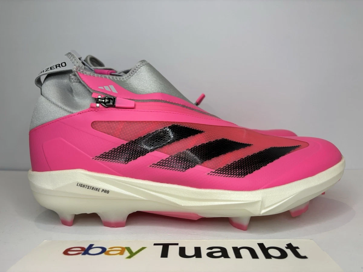 Adidas Adizero Impact+ TPU PE Baseball Cleats Molded Pink Men\'s 8.5 IF3353 NEW Pink Baseball & Softball Cleats for Men | eBay main image 4