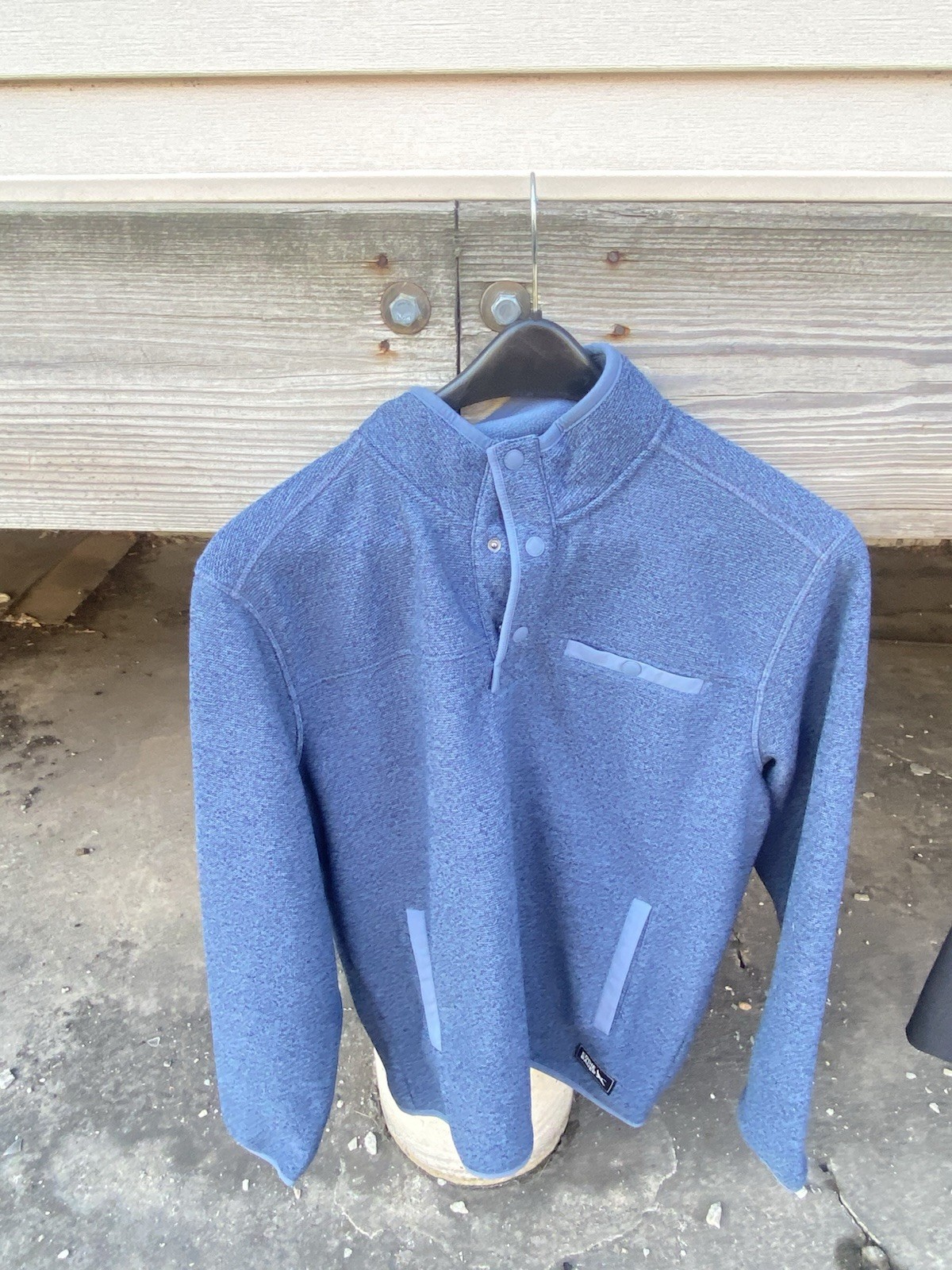 Eddie Bauer 3/4 Snap Button Pullover  Sweater Swe… - image 1