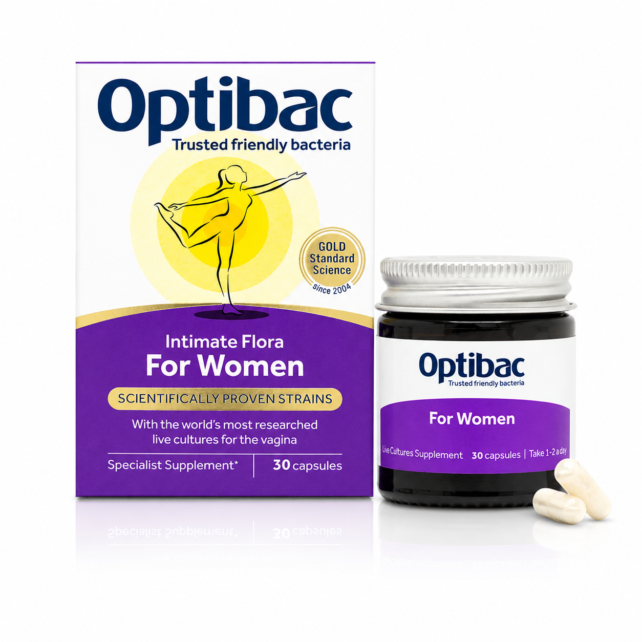Optibac Women's Gold Probiotics For - 14 Capsules - Image 3