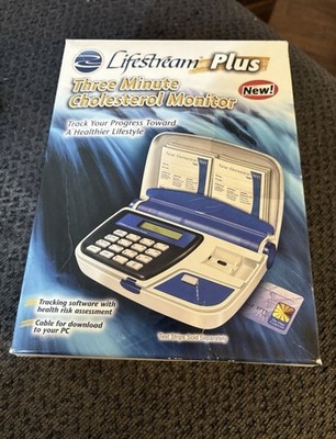 Lifestream Cholesterol Monitor LSP 3100 Smart Card, SoftClix Both NOT TESTED