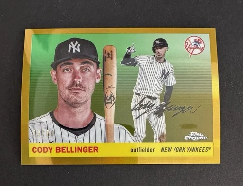 2025 Topps Chrome Platinum Cody Bellinger 12/50 True Gold Refractor NY Yankees