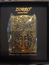  Gold Tone large Constantine Movie Cigar Movie Oil lighter