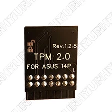 1PC TPM 2.0 Security Module For ASUS Motherboard 14 Pin LPC Card Windows 11 USA