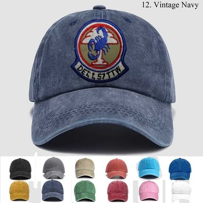 Customized Embroidered Hat 57th Ttw Tac Training Wing Det I Scorpian,Trucker Hat