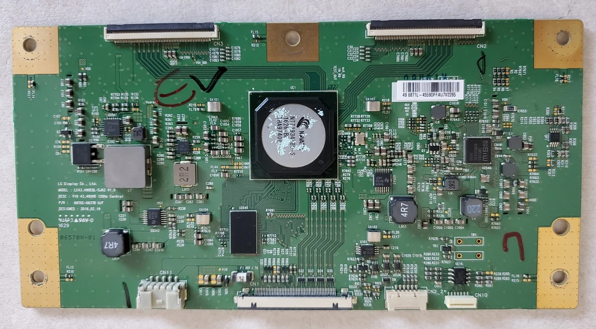 Carte T-con Tcon pour TV Sony XR65A90J 6870C-0848E