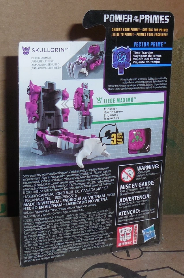Transformers Power Of The Primes SKULLGRIN Mosc New Masters Potp - Image 3 of 3