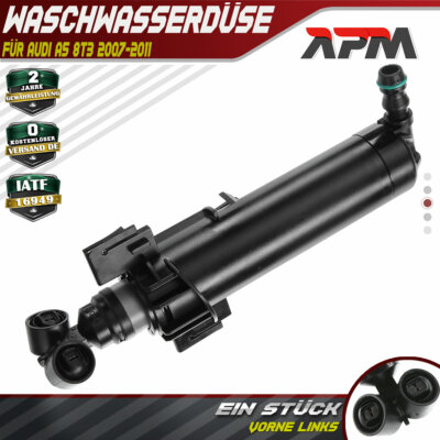 Scheinwerferreinigung Waschwasserdüse Vorne Links für Audi A5 8T3 2007-2011