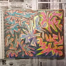 Drawing 11X14" Oil Pastel on Paper