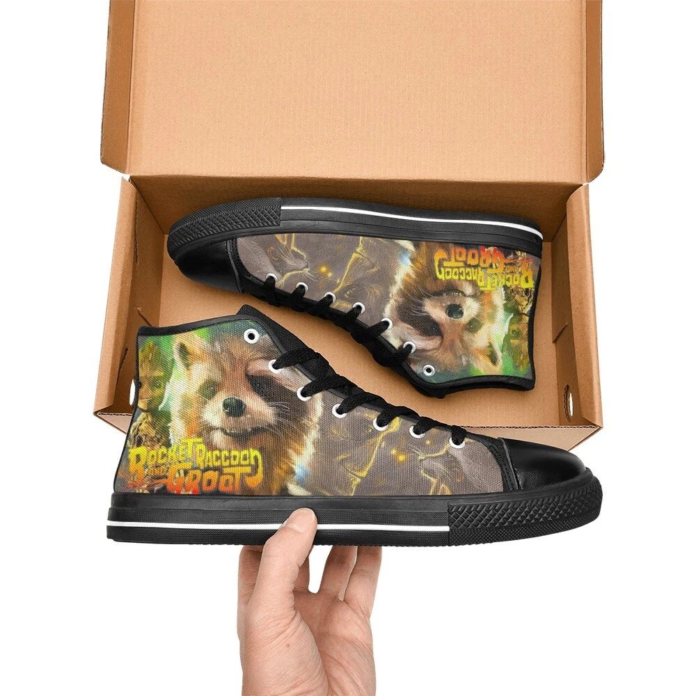 Guardians oF The Galaxy Rocket Raccon High Top Sneakers