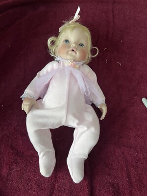 #21 Ashton Drake Sugar Plum 1993 Porcelain Doll Blonde Hair 12  By Dianna Effner