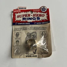 VTG 1966 Marvel Iron Man-Conk-Super-Hero Flicker Vari Vue ring MOC Macman
