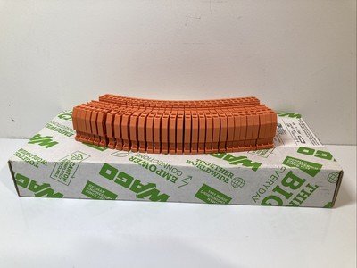100pcs. WAGO 280-902 Feed Through Terminal Block, 2.5mm² DIN rails Cage Clamp.