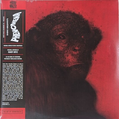 Phenomena Soundtrack SEALED 2LP Clear w/Red Splatter Vinyl