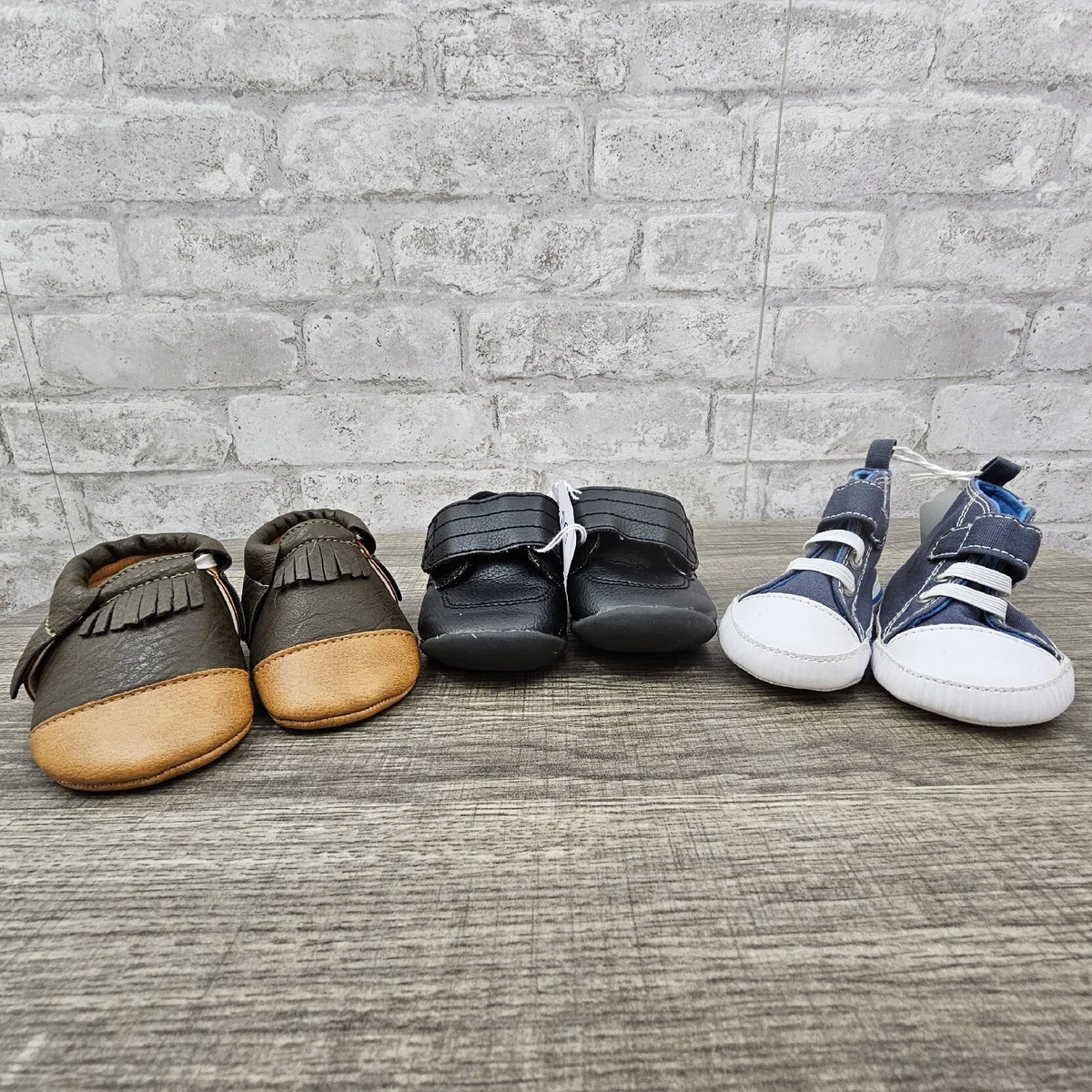 Lot of 3 infant boy shoes size 3 eBay