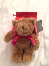 FAO Schwarz 9 inch Brown Soft Plush Bear in a Bag Toy. New