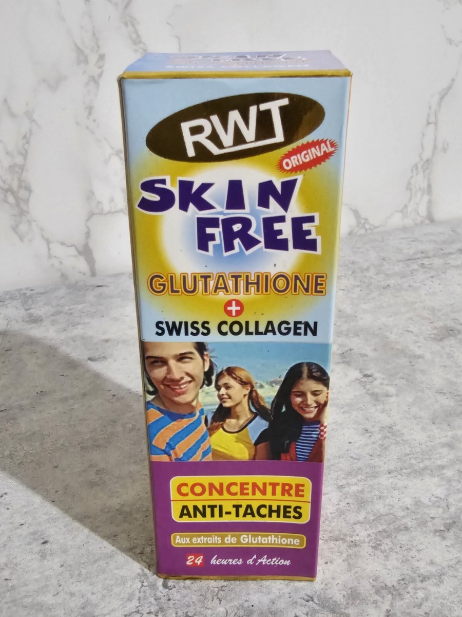 Concentré éclaircissant SKIN FREE Au Glutathione & Collagène 70ml - Soin Peau France