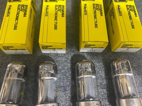 4-Matched NOS 6550 Sylvania Tubes - Afbeelding 5 van 6