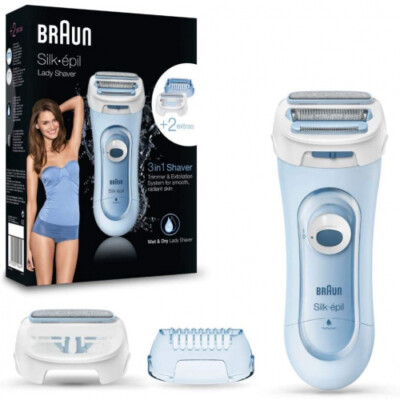 Braun Damenrasierer Silk-épil LS 5160 wet & dry Trimmeraufsatz Peeling-Aufsatz