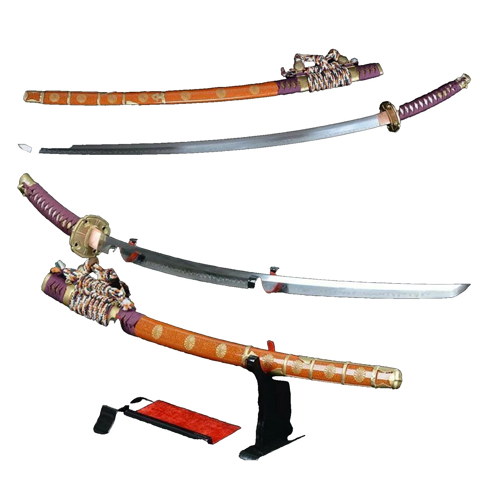 Samurai Curvado tachis japoneses de colección