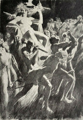 1928 NORMAN LINDSAY, OLD SATYR, ORIGINAL COLLOTYPE 1/550 FREE EXPRESS AUST