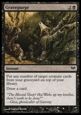 MTG Magic the Gathering Gravepurge (65/175) Dark Ascension LP