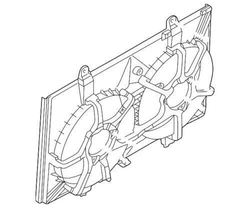 Genuine Nissan Fan Shroud 21483-CA000