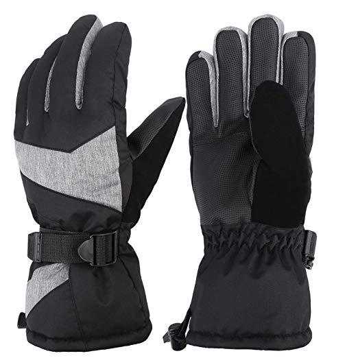 Winter Gloves Warm -30℃ Waterproof Windproof Snow Snowboard Ski Protection-image