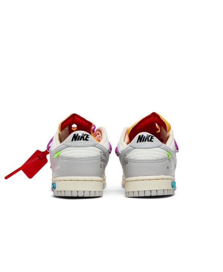 OFF WHITE X NIKE Nike x Off White Dunk Low lotto 45 di 50 taglia 9 5 DM1602 101