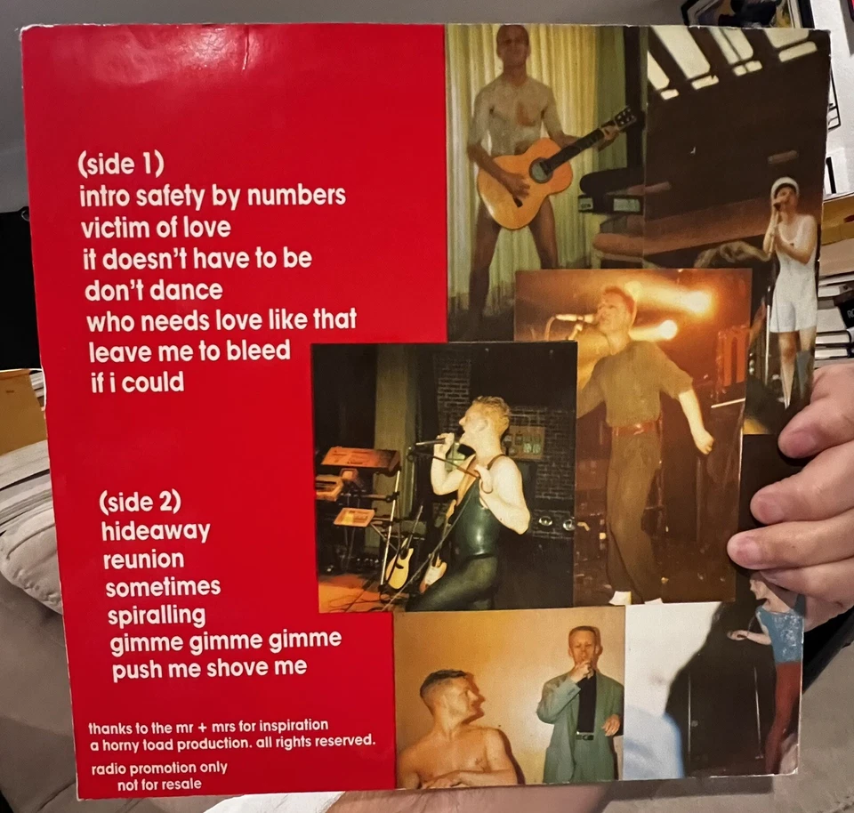 Erasure Live At Manchester Ritz 15.4.87 LP - VERY RARE Radio Promo Vinyl! - Image 2 of 3