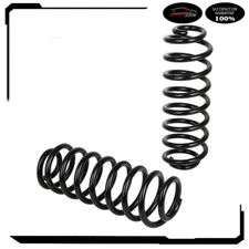 Rear Left & Right Coil Springs Set (2) For Jetta 99-06 Volkswagen Golf 1999-2005