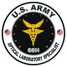United States Army Optical Laboratory Specialist Bumper Sticker Soldier Decal 5"