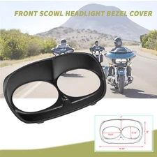 Headlight Bezel Scowl Outer Fairing For Harley Road Glide Ultra FLTRU EFI FLTRI