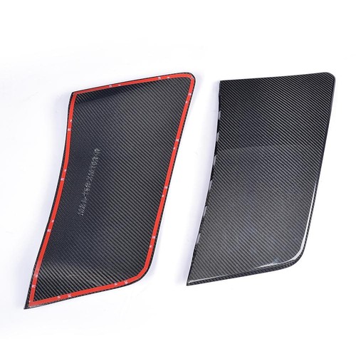 For 2015-2023 Ford Mustang REAL CARBON Rear Fender Penal Flare Side Scoops Vents - Picture 13 of 18